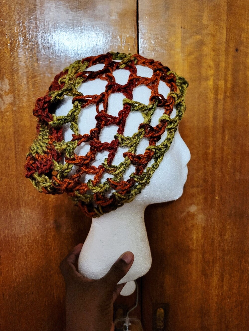 Handmade Fall Leaf Crochet Hat